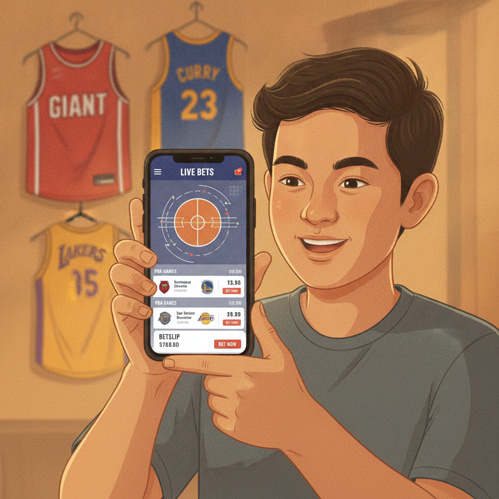 Illustration: How to Bet on PBA and NBA Games on Mercedes Play
